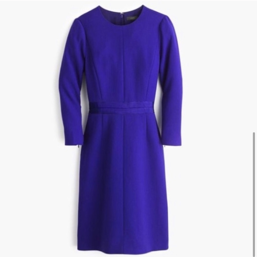 J. Crew Double Faced Wool Crepe Dress 4